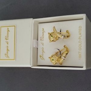 Giorgio Di Vicenza 18KT Gold Plated Earrings